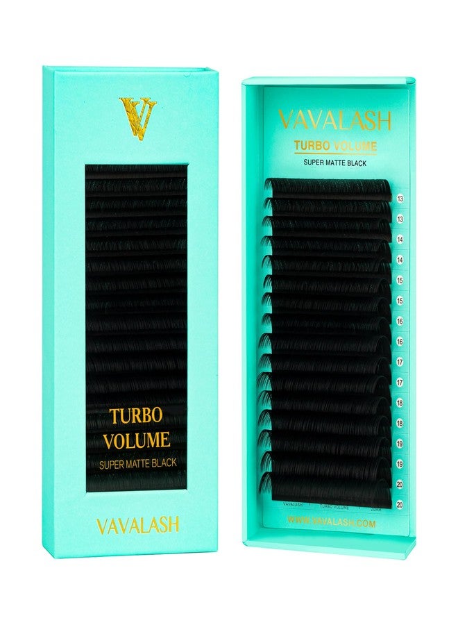 VAVALASH Shimmy-free Lashes Extenisons Self Fanning Eyelash Extensions 0.03 0.05 Turbo Volume Lashes C/CC/D Curl 8-15mm Mixed True Matte Black Lash Extensions Professional VolumeEyelashes (0.03-D-8-15mm) - Image 1